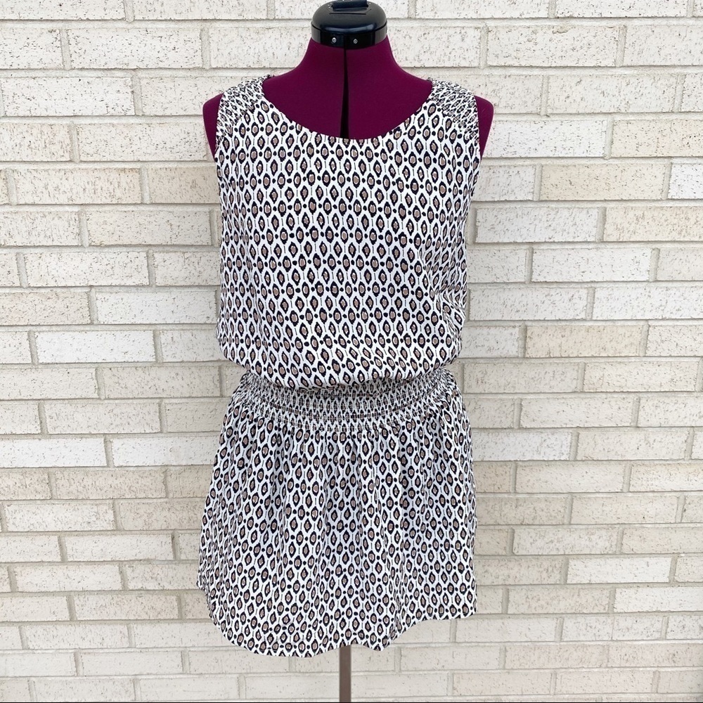 Joie Lawska Dress Women’s Size Large 100% Silk Animal Print Smock NWT